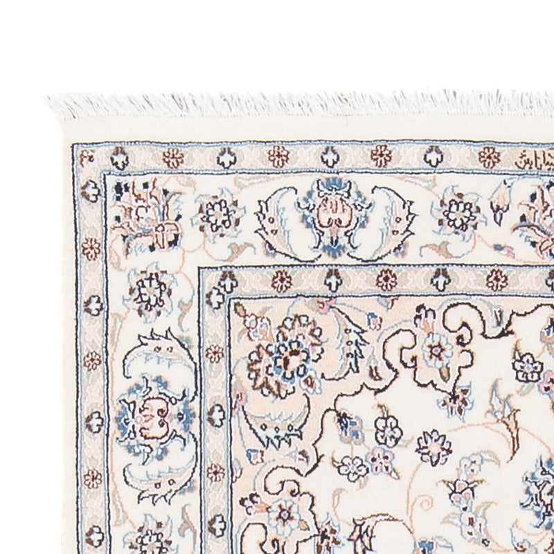 Persisk tæppe - Nain - Premium - 133 x 81 cm - creme