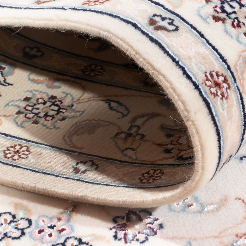 Persisk tæppe - Nain - Premium - 133 x 81 cm - creme
