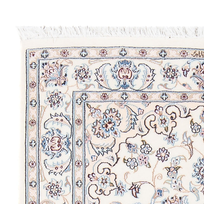 Persisk tæppe - Nain - Premium - 132 x 80 cm - creme