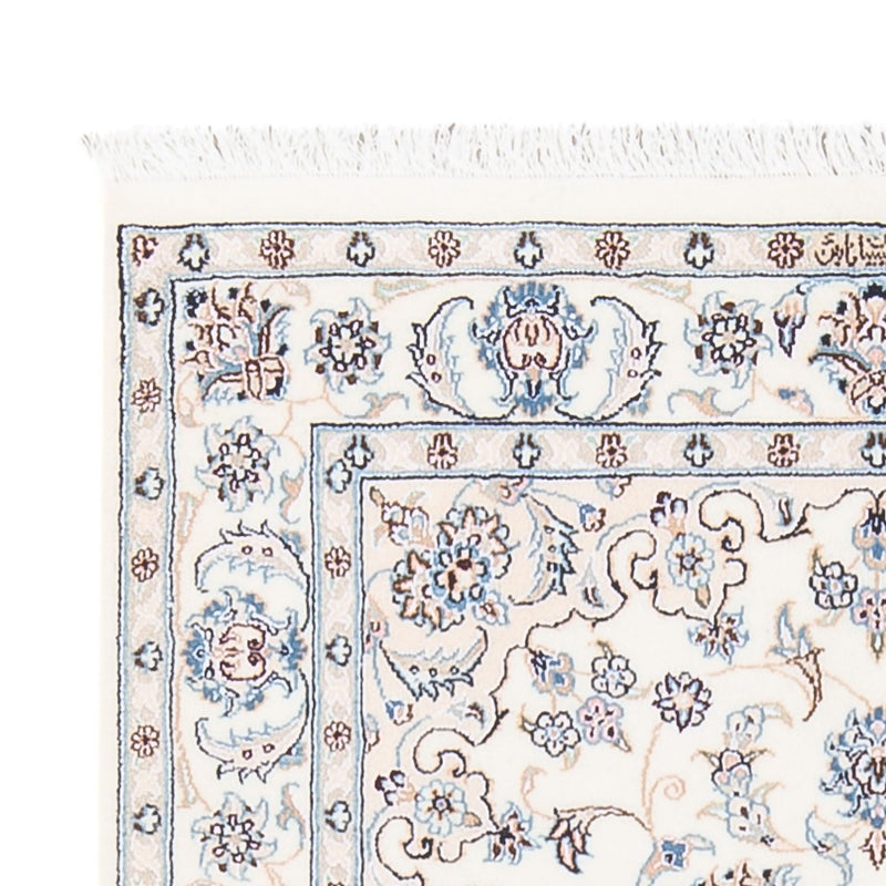 Persisk tæppe - Nain - Premium - 132 x 81 cm - creme