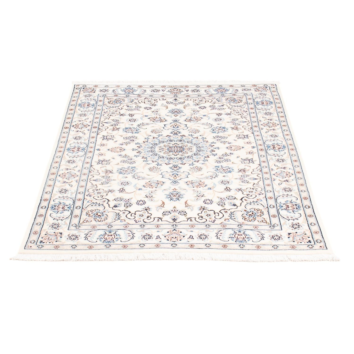 Persisk tæppe - Nain - Premium - 132 x 81 cm - creme