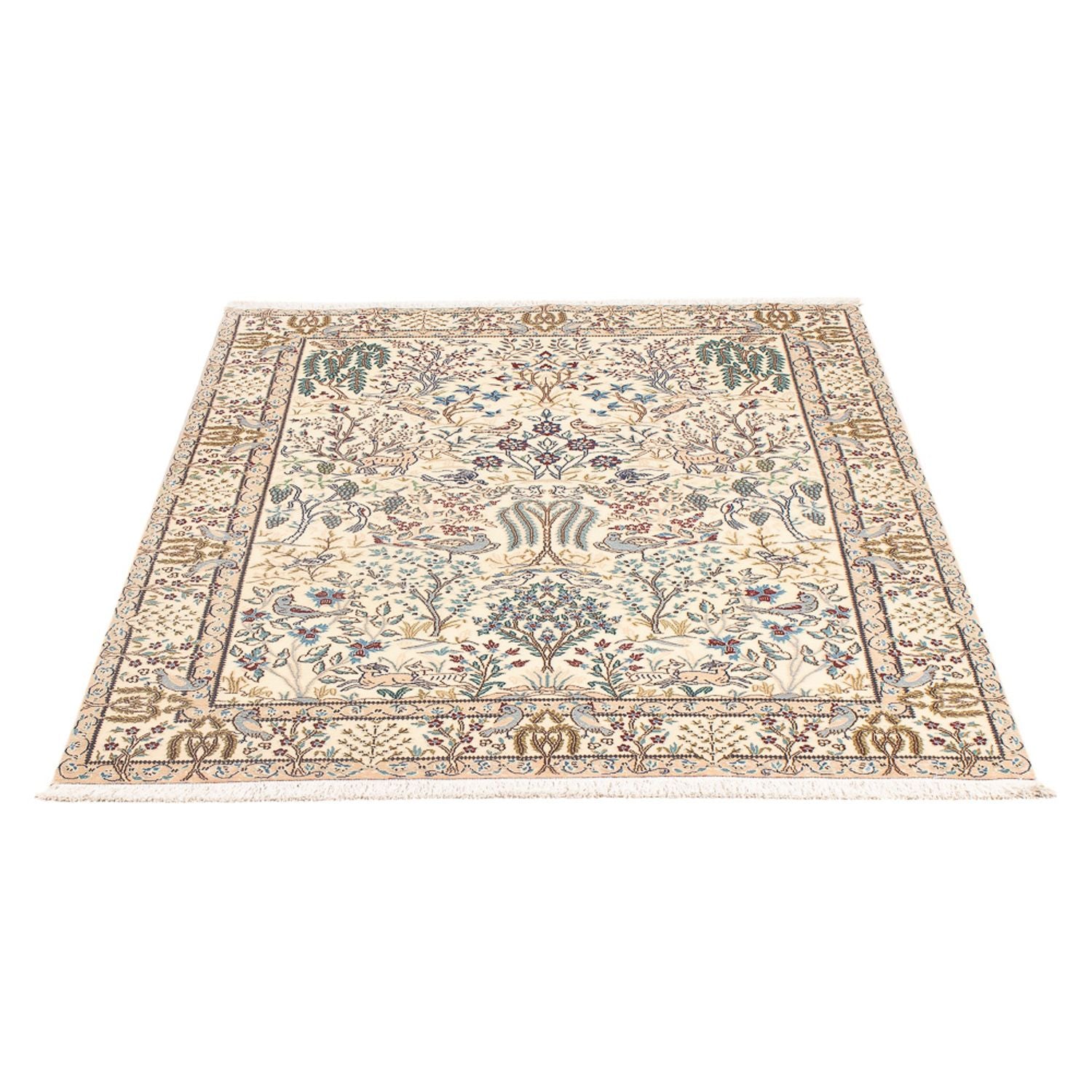 Persisk tæppe - Nain - Premium - 140 x 100 cm - creme