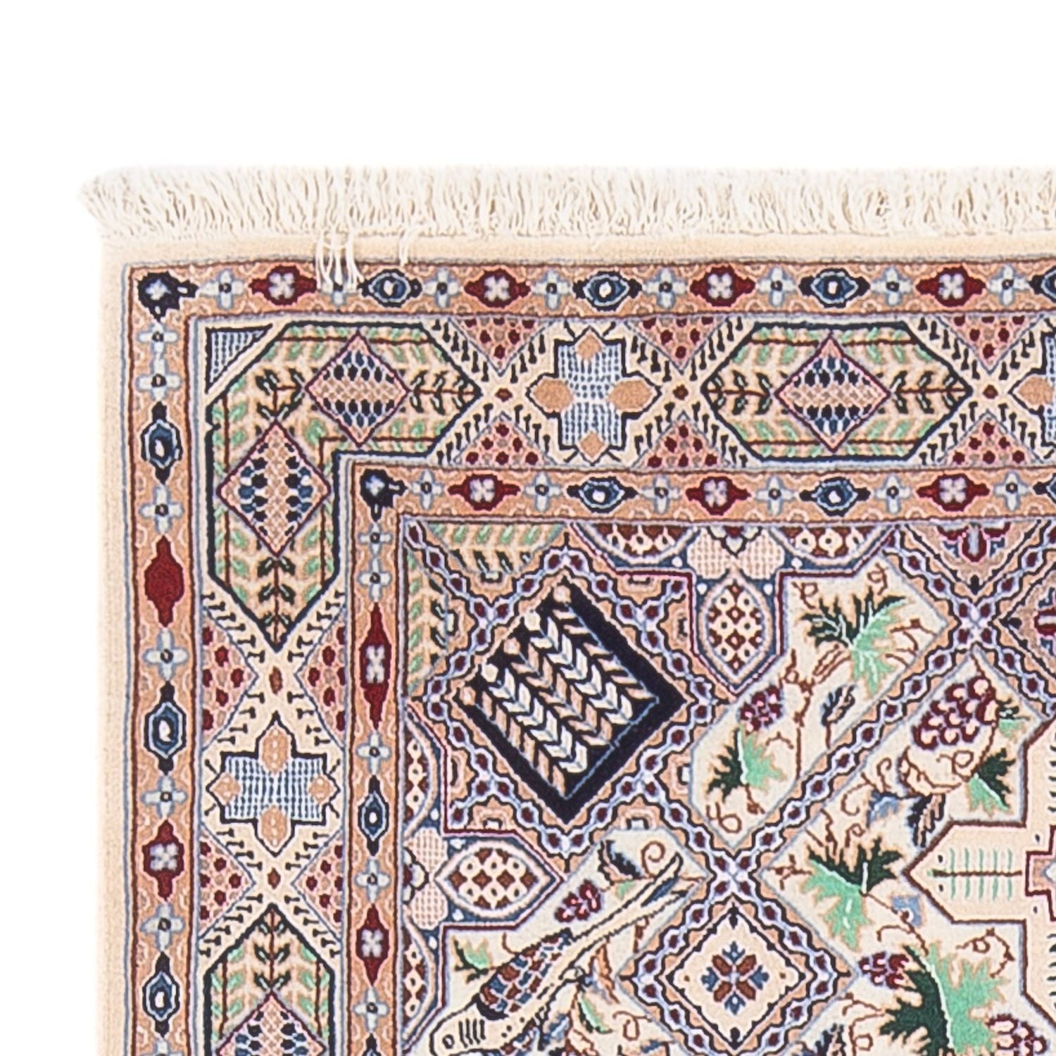 Persisk tæppe - Nain - Premium - 130 x 87 cm - creme