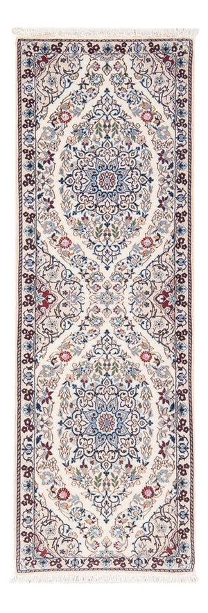 Løber Persisk tæppe - Nain - Premium - 140 x 48 cm - creme
