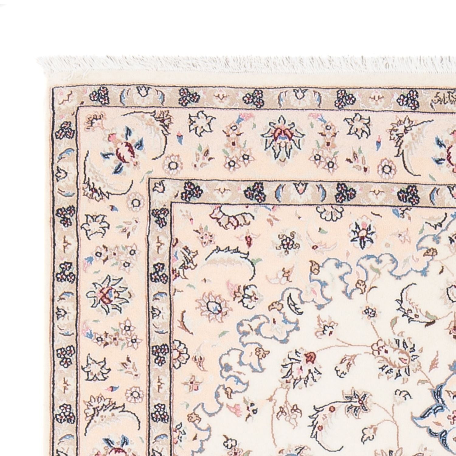 Persisk tæppe - Nain - Premium - 146 x 100 cm - creme