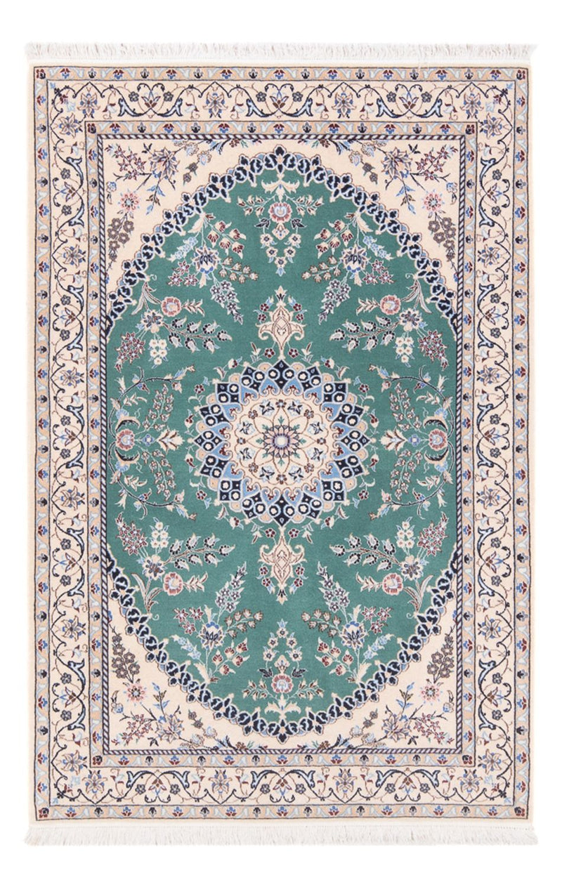 Persisk tæppe - Nain - Premium - 153 x 100 cm - grøn