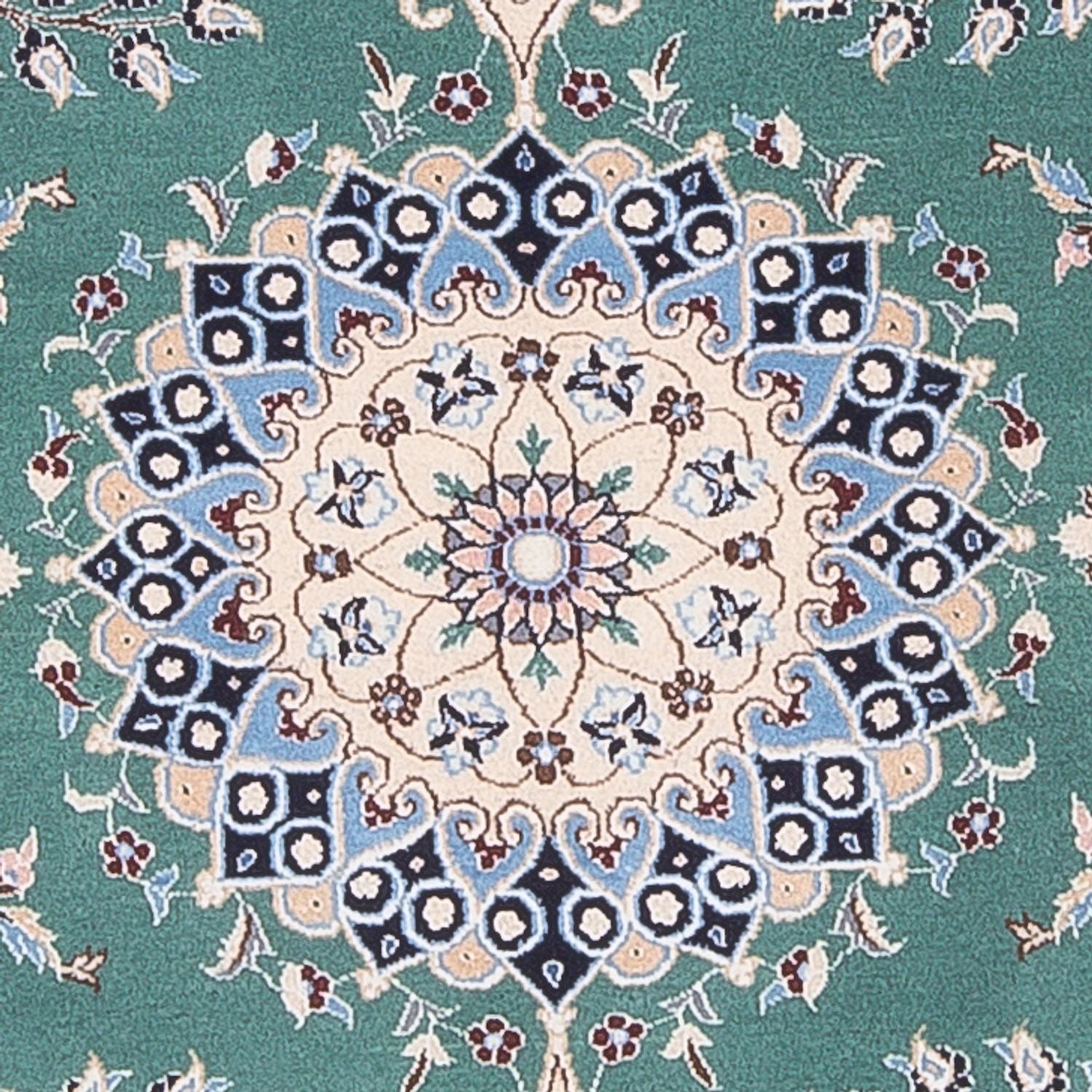 Persisk tæppe - Nain - Premium - 153 x 100 cm - grøn