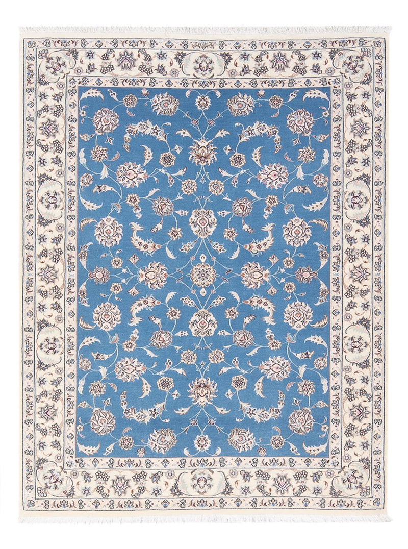 Persisk tæppe - Nain - Premium - 150 x 103 cm - blå