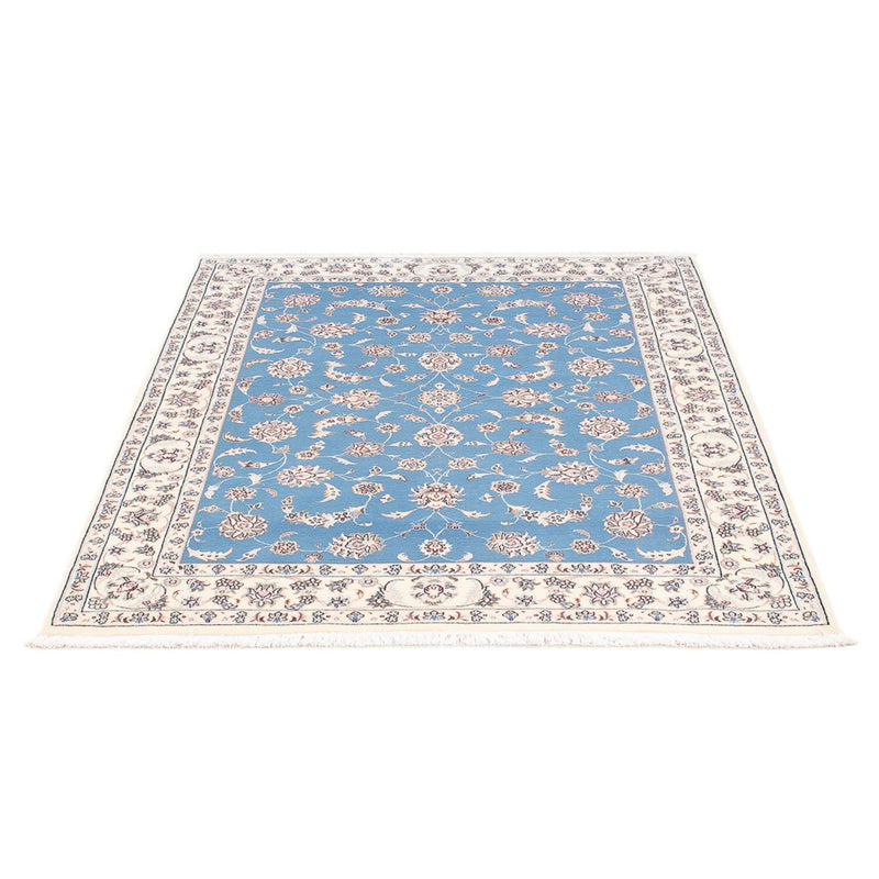 Persisk tæppe - Nain - Premium - 150 x 103 cm - blå