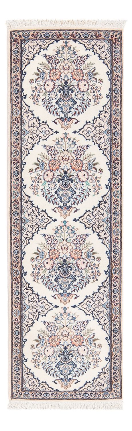Løber Persisk tæppe - Nain - Premium - 155 x 48 cm - creme