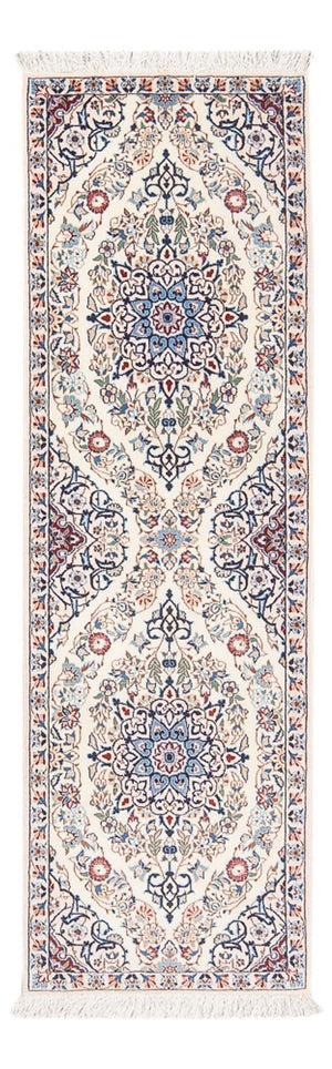 Løber Persisk tæppe - Nain - Premium - 153 x 46 cm - creme