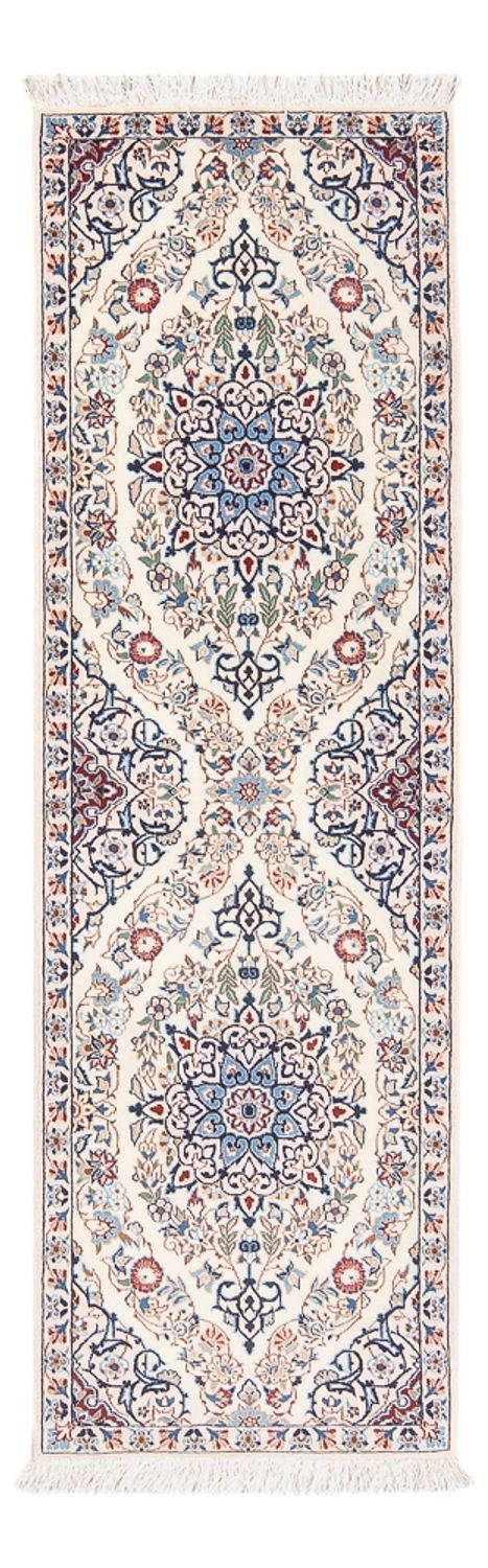 Løber Persisk tæppe - Nain - Premium - 153 x 46 cm - creme