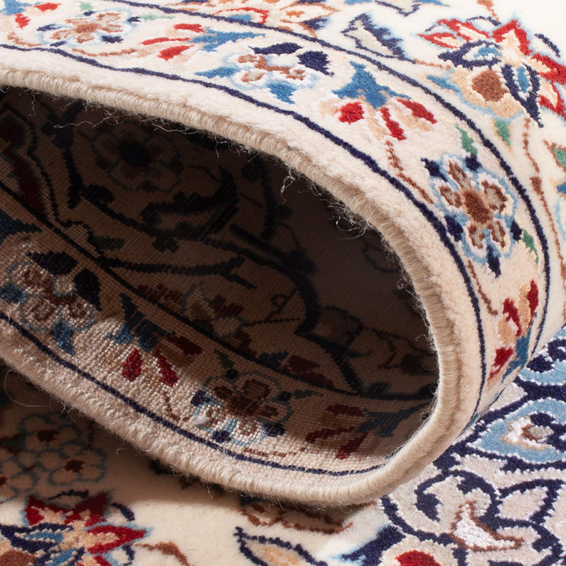 Løber Persisk tæppe - Nain - Premium - 153 x 46 cm - creme