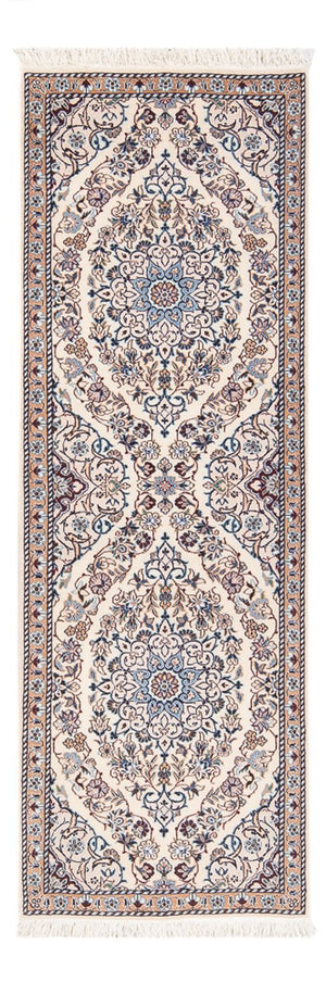 Løber Persisk tæppe - Nain - Premium - 150 x 50 cm - creme
