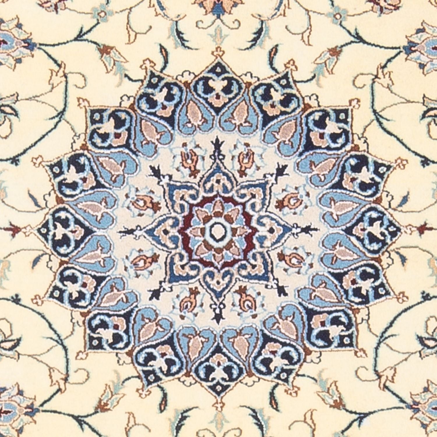 Persisk tæppe - Nain - Premium - 150 x 104 cm - creme