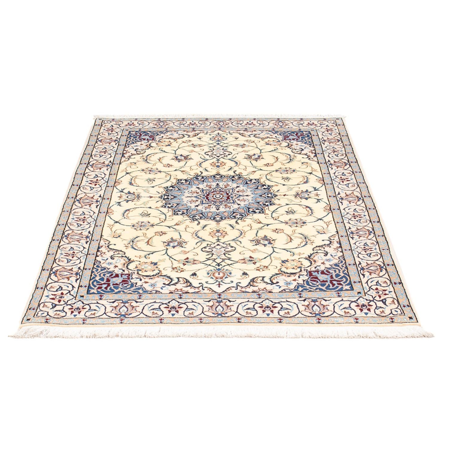 Persisk tæppe - Nain - Premium - 150 x 104 cm - creme