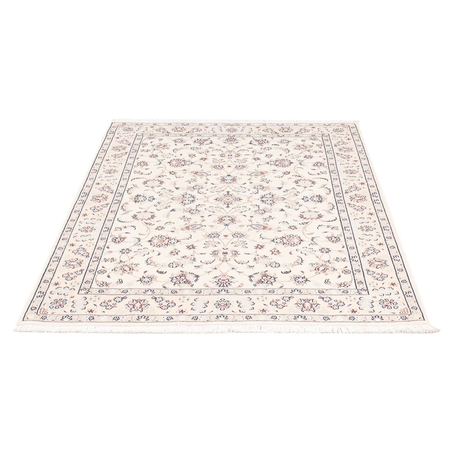 Persisk tæppe - Nain - Premium - 164 x 110 cm - creme