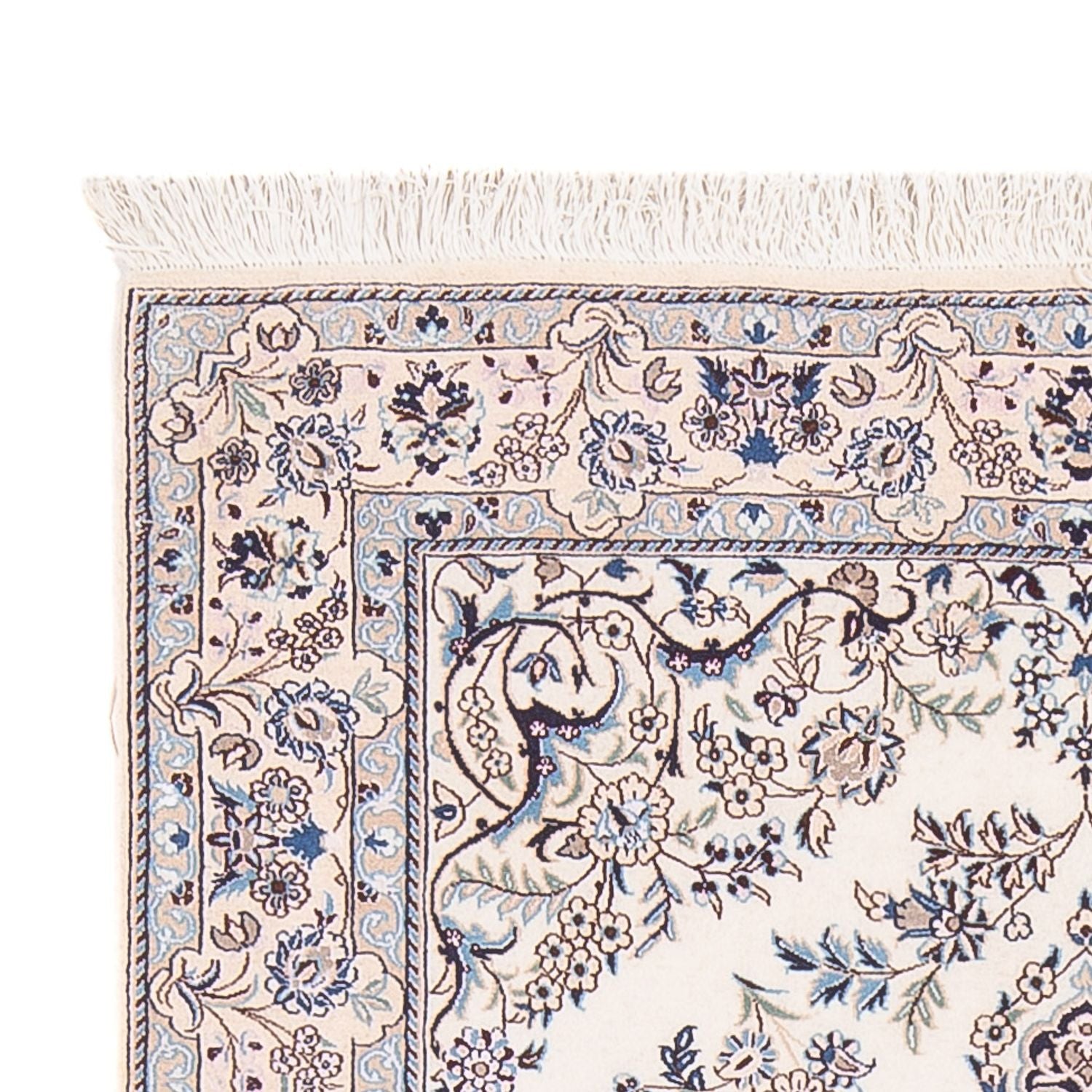 Persisk tæppe - Nain - Premium - 146 x 100 cm - creme