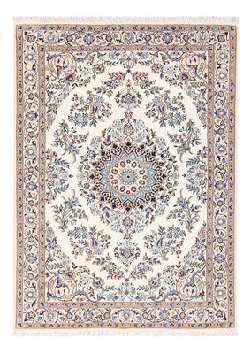 Persisk tæppe - Nain - Premium - 132 x 98 cm - creme