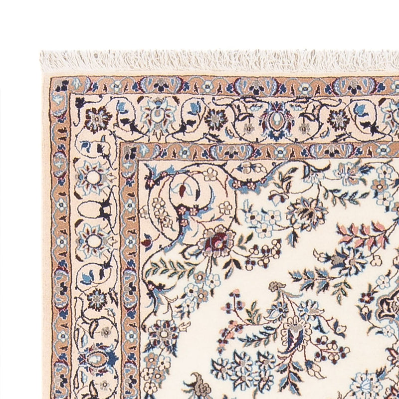 Persisk tæppe - Nain - Premium - 132 x 98 cm - creme