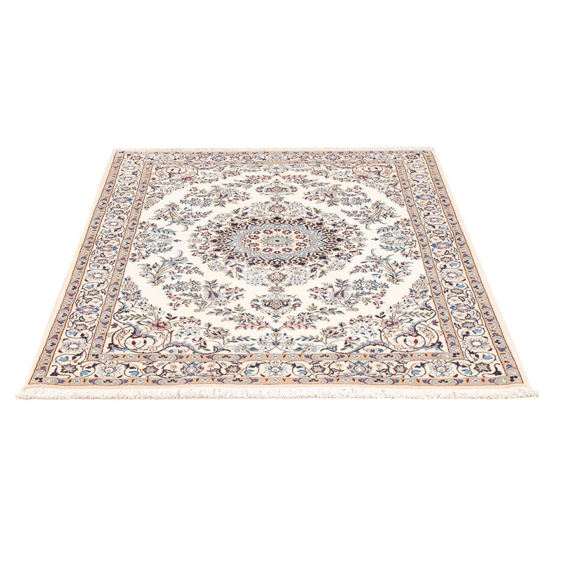 Persisk tæppe - Nain - Premium - 132 x 98 cm - creme