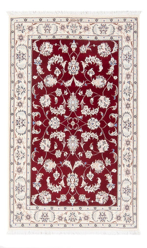 Persisk tæppe - Nain - Premium - 126 x 84 cm - rød