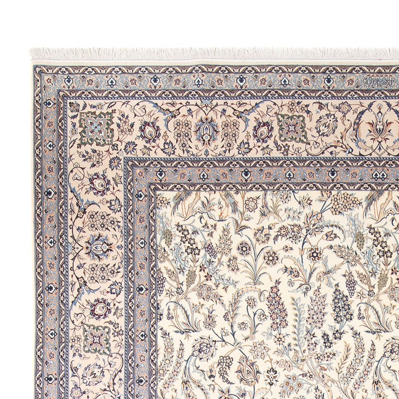 Persisk tæppe - Nain - Premium - 362 x 255 cm - creme