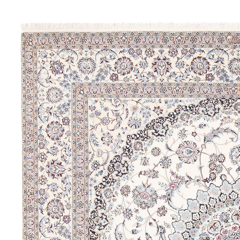 Persisk tæppe - Nain - Premium - 260 x 257 cm - creme