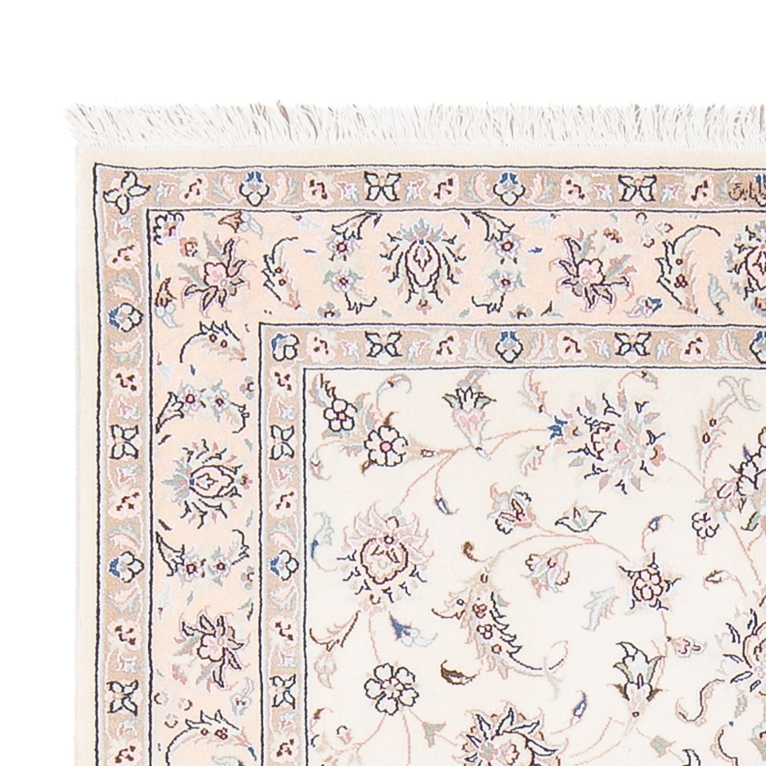 Persisk tæppe - Nain - Premium - 152 x 102 cm - creme