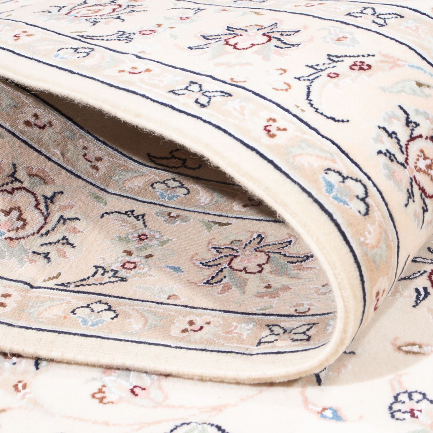 Persisk tæppe - Nain - Premium - 152 x 102 cm - creme
