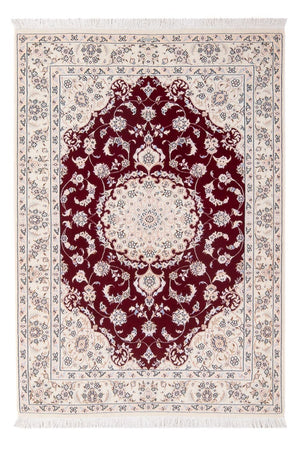 Persisk tæppe - Nain - Premium - 166 x 109 cm - rød