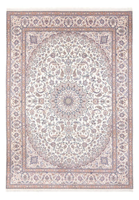 Persisk tæppe - Nain - Premium - 347 x 252 cm - creme