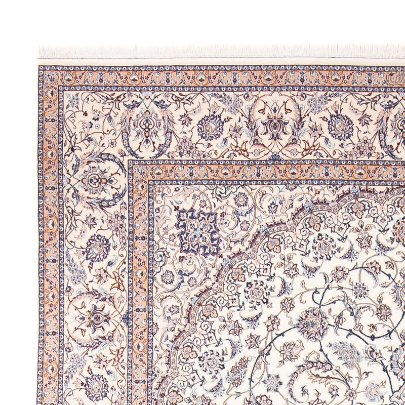Persisk tæppe - Nain - Premium - 347 x 252 cm - creme