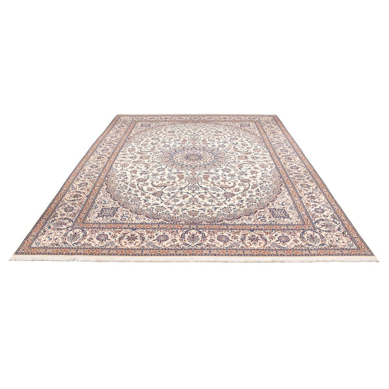 Persisk tæppe - Nain - Premium - 347 x 252 cm - creme