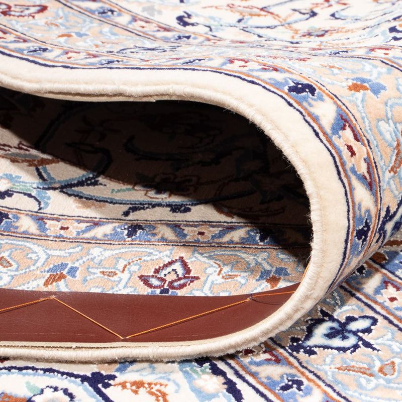 Persisk tæppe - Nain - Premium firkantet  - 308 x 308 cm - creme