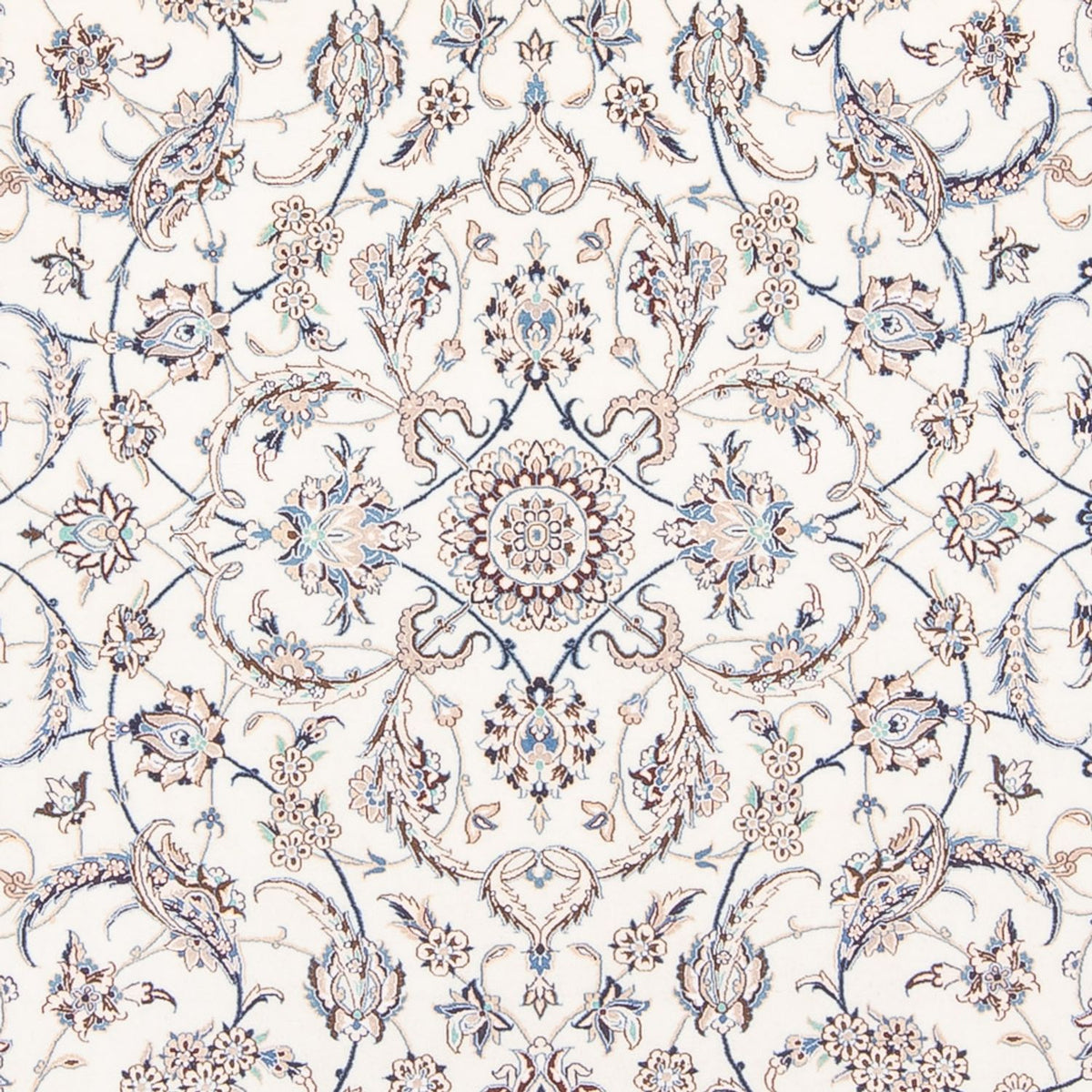 Persisk tæppe - Nain - Premium - 310 x 213 cm - creme