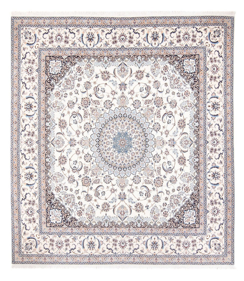 Persisk tæppe - Nain - Premium - 261 x 247 cm - creme