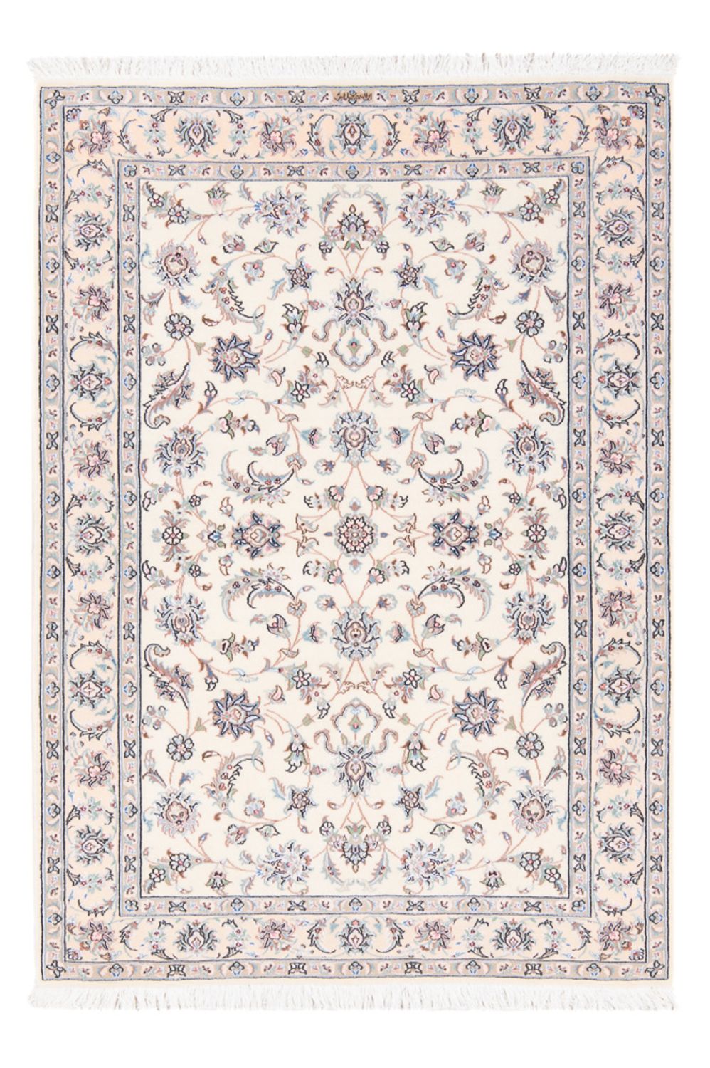 Persisk tæppe - Nain - Premium - 150 x 102 cm - creme
