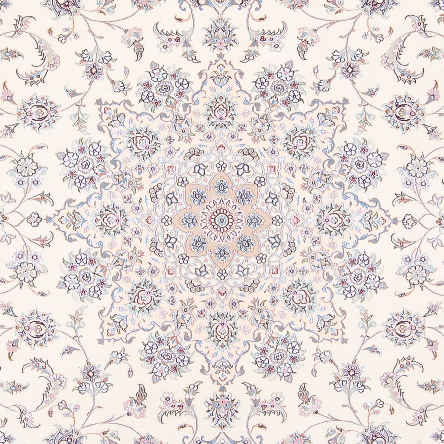 Persisk tæppe - Nain - Premium - 302 x 200 cm - creme
