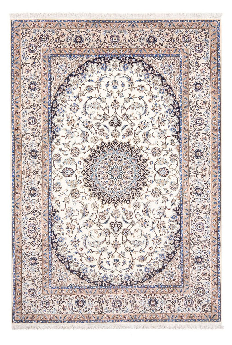Persisk tæppe - Nain - Premium - 235 x 152 cm - creme
