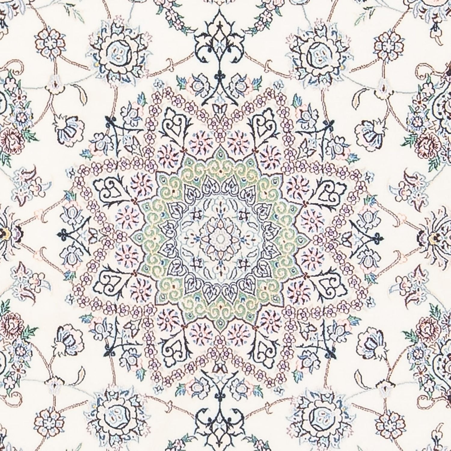 Persisk tæppe - Nain - Premium - 240 x 155 cm - creme