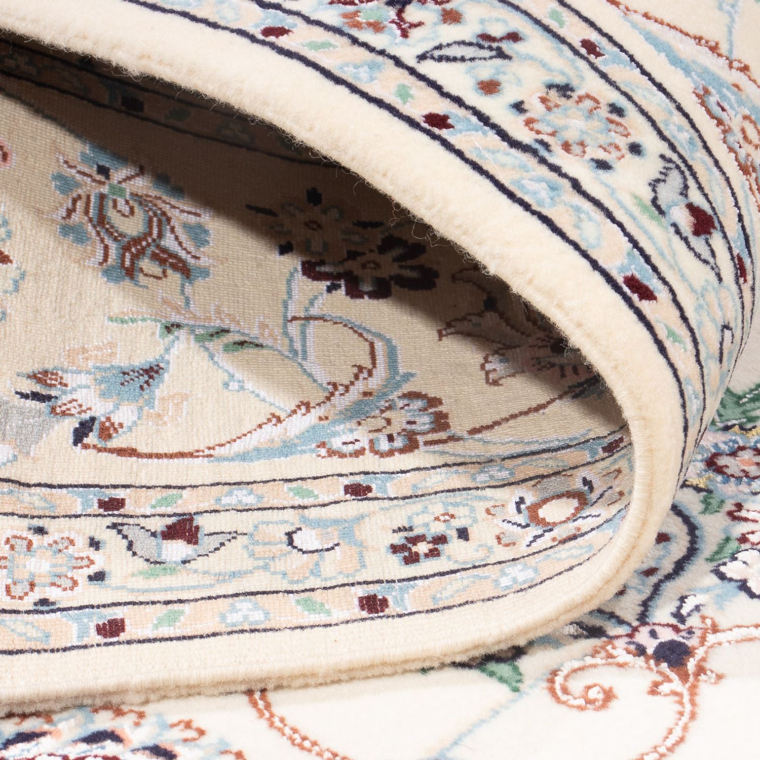 Persisk tæppe - Nain - Premium - 240 x 155 cm - creme
