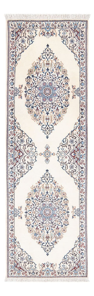 Løber Persisk tæppe - Nain - Premium - 153 x 49 cm - creme