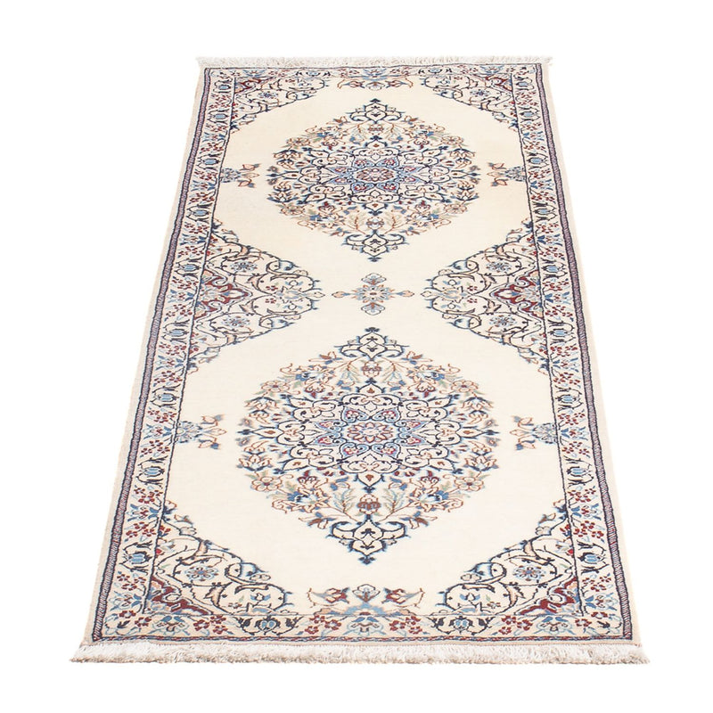 Løber Persisk tæppe - Nain - Premium - 153 x 49 cm - creme