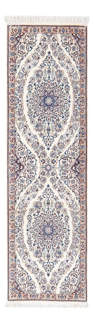 Løber Persisk tæppe - Nain - Premium - 147 x 48 cm - creme