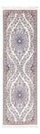 Løber Persisk tæppe - Nain - Premium - 150 x 50 cm - creme