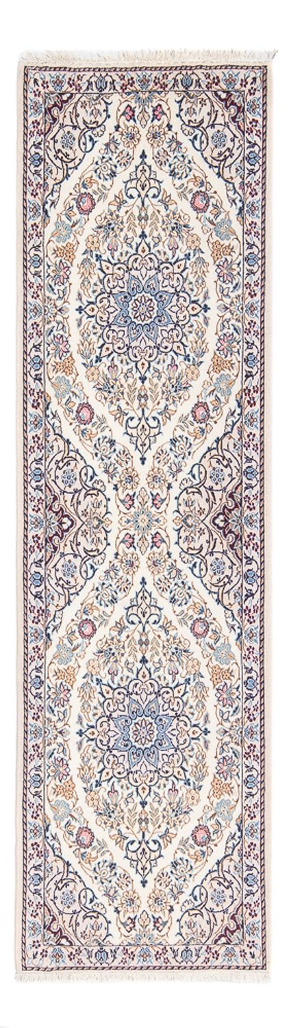 Løber Persisk tæppe - Nain - Premium - 156 x 48 cm - creme