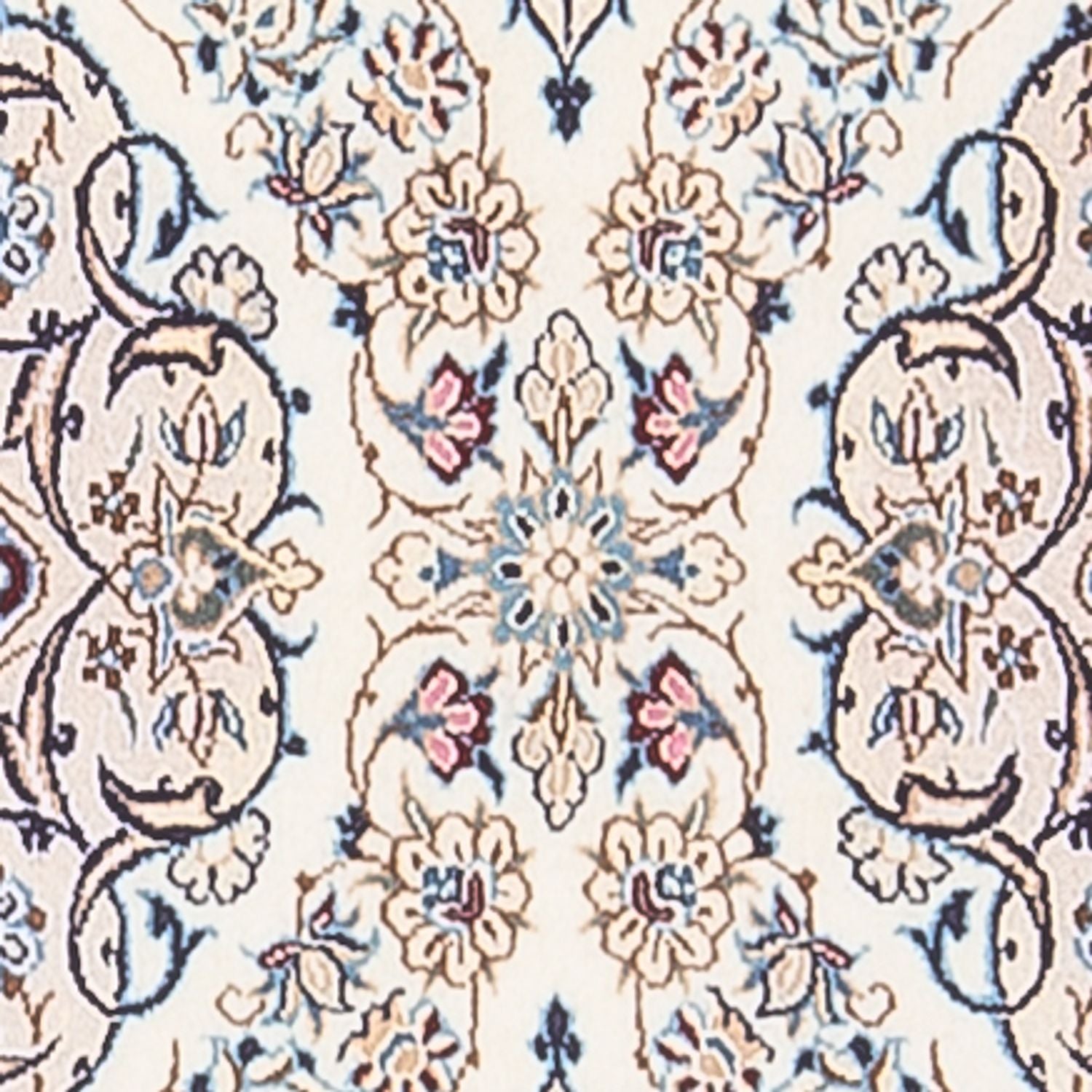 Løber Persisk tæppe - Nain - Premium - 156 x 48 cm - creme