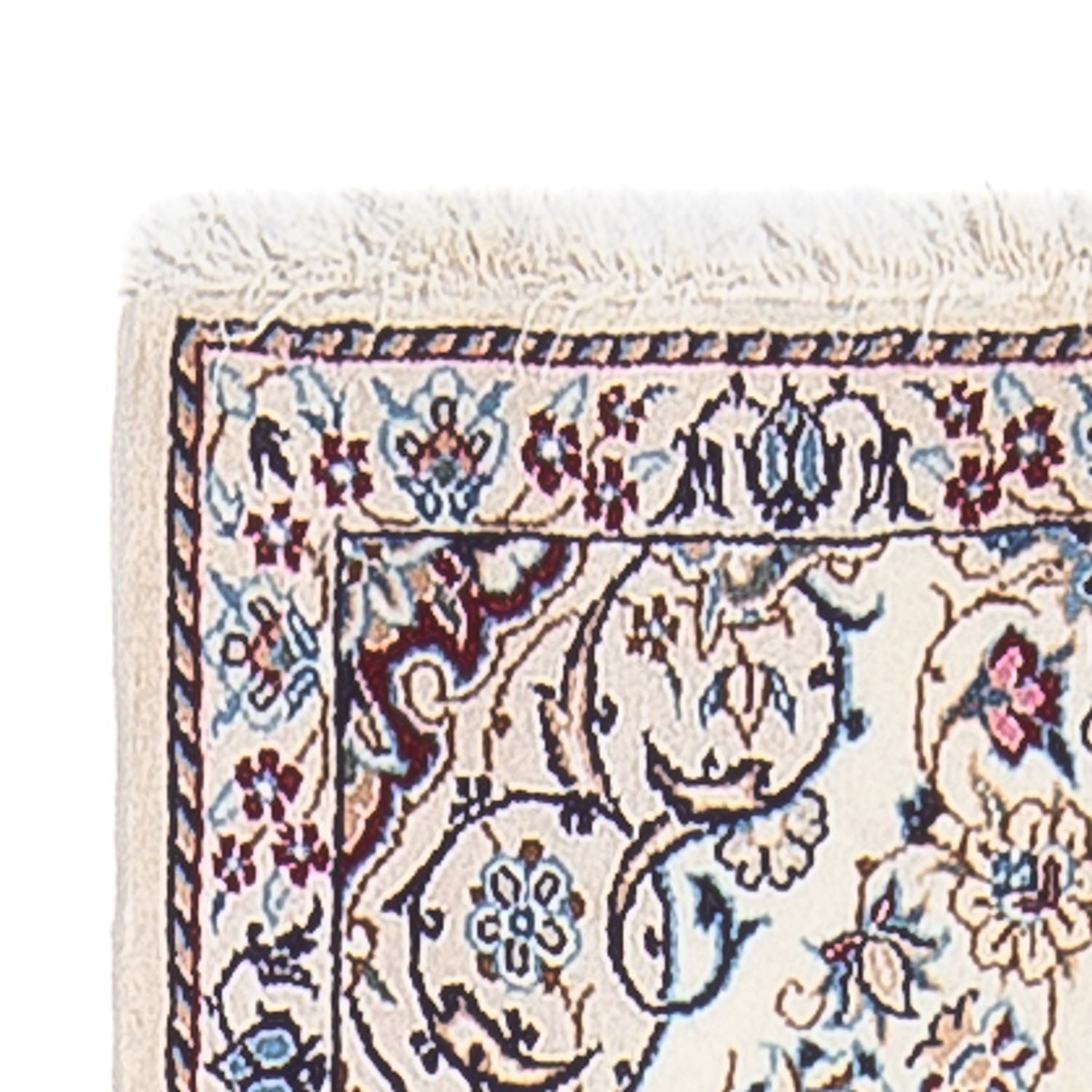 Løber Persisk tæppe - Nain - Premium - 156 x 48 cm - creme