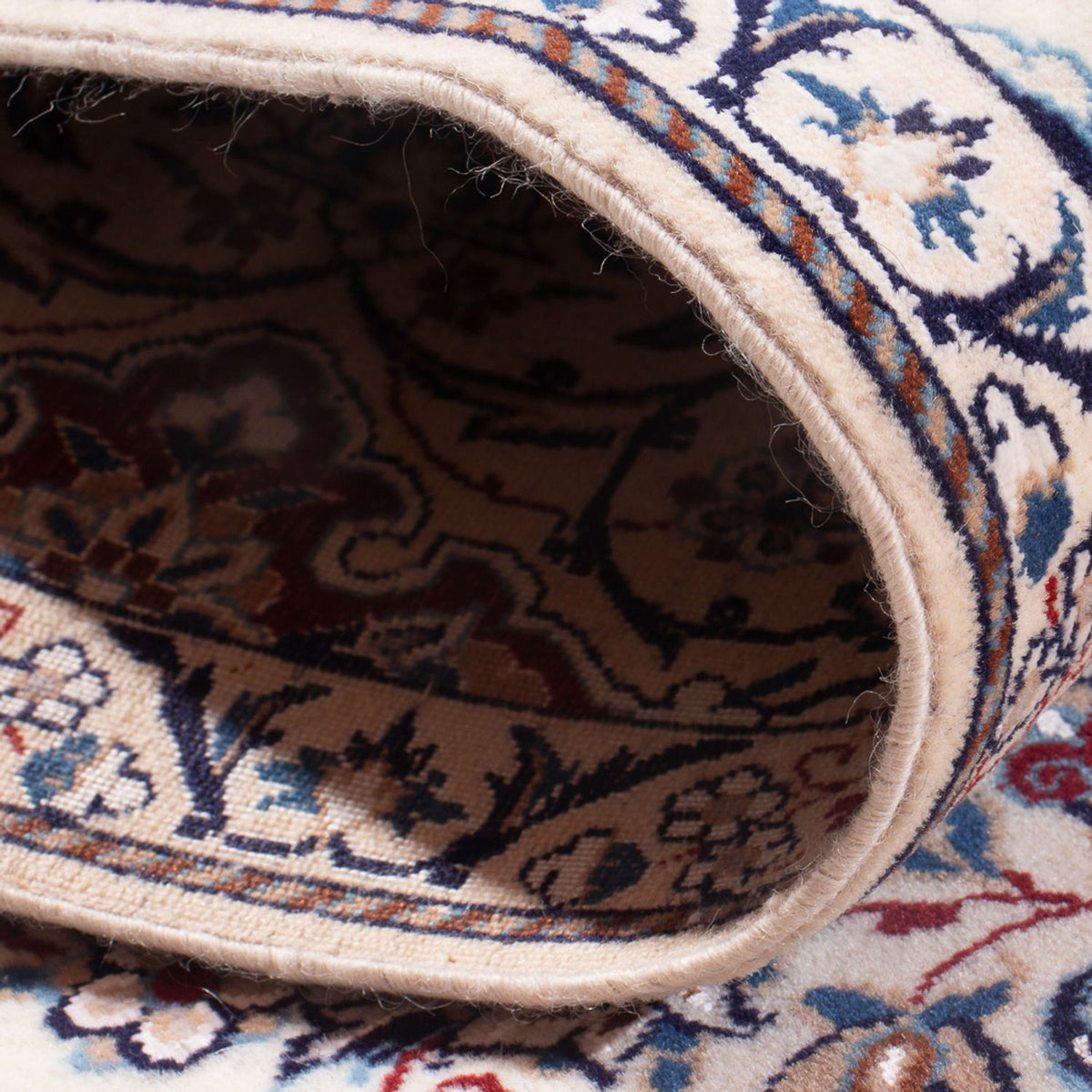 Løber Persisk tæppe - Nain - Premium - 209 x 49 cm - mørk beige
